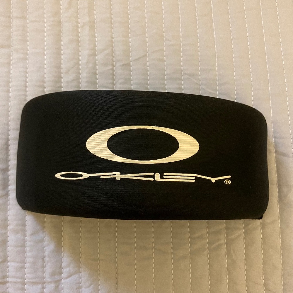 Oakley Zero Sunglasses Hard Case Black Snap Button - Vintage